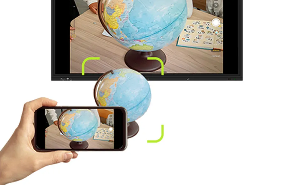 IQShare wireless presentation system can work as a mobile visualizer